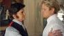 This film image released by HBO shows Michael Douglas, left, as Liberace, and Matt Damon, as Scott Thorson in a scene from Behind the Candalabra. (AP Photo/HBO, Claudette Barius)