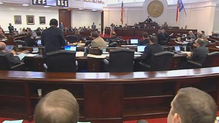 The North Carolina Senate debates an abortion bill.