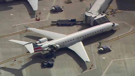 An American Eagle plane made an unscheduled stop at RDU.