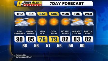 7 day forecast