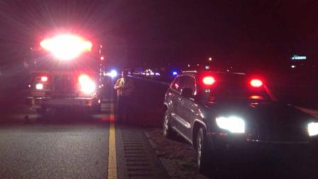 Fatal pedestrian accident on Interstate 95 in Selma.