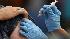 Photo of a person receiving a shot