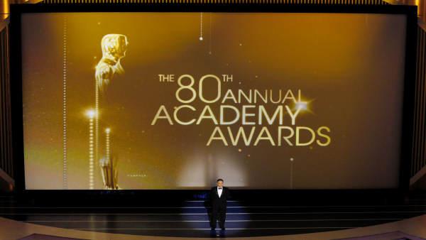 Jon Stewart hosts the 80th Academy Awards at the Kodak Theatre in Los Angeles