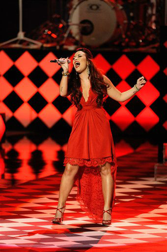 Demi Lovato perfoms during the People's Choice...