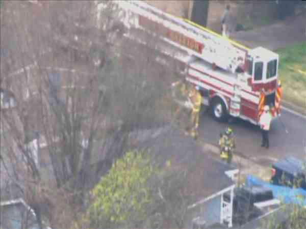Firefighters had to run hose down the block...