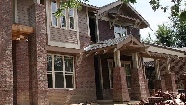 Large house under construction