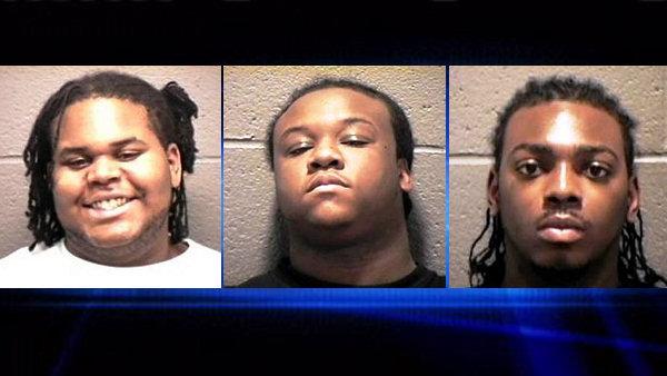 (left to right) Dezmond Ramario Williams, Michael Anthony Hudson Jr., Michael Raymond Kelly