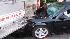 Car slams into fire truck