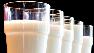 Glasses of milk
