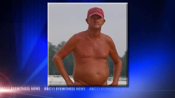 John Edward Eddie Moore posing in his thong.