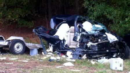Accident on I-95 in Wilson County