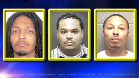 Nicholas Beatty (L), Walter Chavis (M), and Donte Cousin (R)