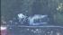 Truck carrying explosives overturns