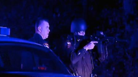 Several police officers were seen with guns drawn along Interstate 40 in Cary early Wednesday morning.