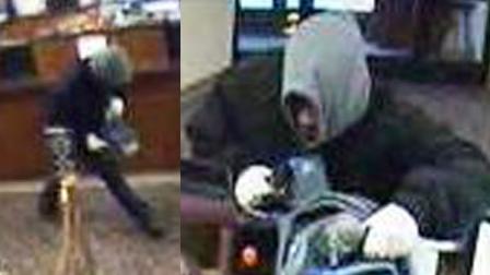 Durham police are searching for a suspect wanted in connection with a Tuesday morning bank robbery.