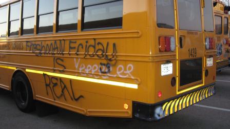 Almost 20 Wake County school buses were vandalized over the weekend, causing delays for students Monday morning.