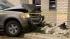 SUV into bank