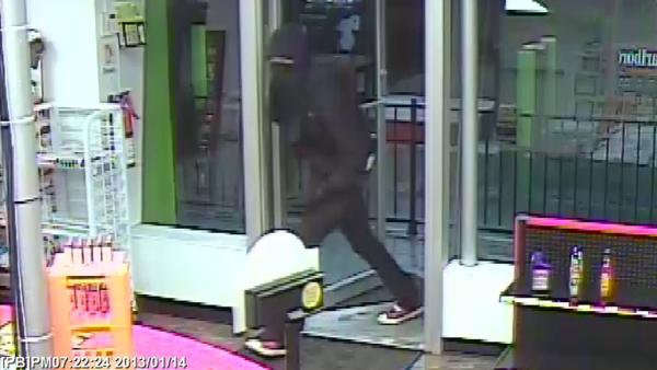 Authorities in Durham are asking for the public's help in identifying two suspects in connection with an armed robbery at the Speed EEZ convenience store just before 7:30 p.m. Monday.