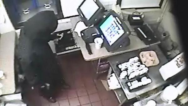 Authorities in Carrboro are trying to identify four suspects involved in a robbery at a Burger King Tuesday night.
