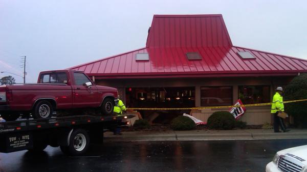 The restaurant is located in the 1100 block of Bragg Boulevard.