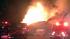 Firefighters battle fire at an abandoned...