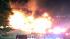 Firefighters battle fire at an abandoned...