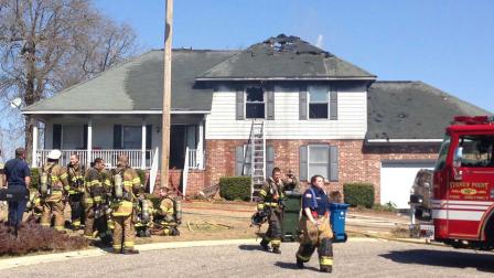 Authorities in Fayetteville are investigating a fire that severely damaged a Fayetteville home Friday morning.