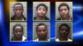 19-year-old Markelius Leon Chambers, 18-year-old Kevin Felix Romain, 17-year-old Travis Jamar Pope, 19-year-old Dominick Jermaine Parker, 18-year-old Jaquaan Raqueze Harris, and 17-year-old Nykeem Tayquan Odom
