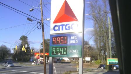ABC11 cameras spotted $10/gallon gas in Durham Wednesday night