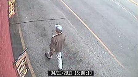 Authorities in Hope Mills are trying to identify a man who walked into a Little Caesars Pizza Monday evening demanding money.
