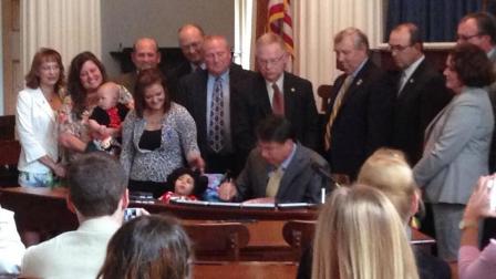 Governor Pat McCrory signed Kilahs Law into law Wednesday.