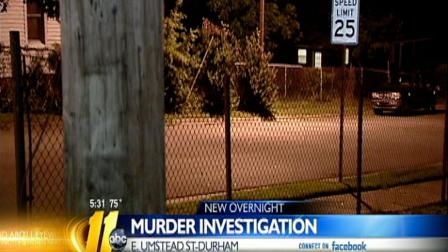 Authorities in Durham are investigating the shooting death of Travis Knight Monday night.