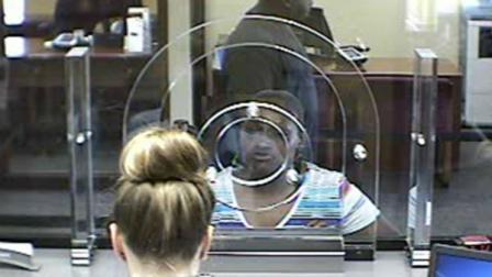 A suspect who allegedly broke in to a Cumberland County business and stole a checkbook was captured in surveillance video at a Wells Fargo Bank attempting to cash a forged check.