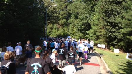 The 11th Annual Gail Parkins Memorial Ovarian Cancer Walk and 5K Run at Sanderson High School in Raleigh