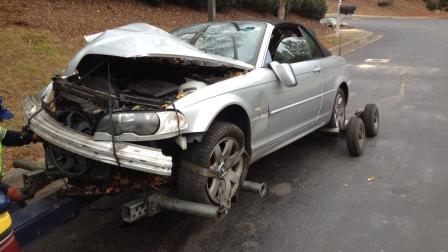 An accident caused power outages and road closures in Raleigh Tuesday morning.