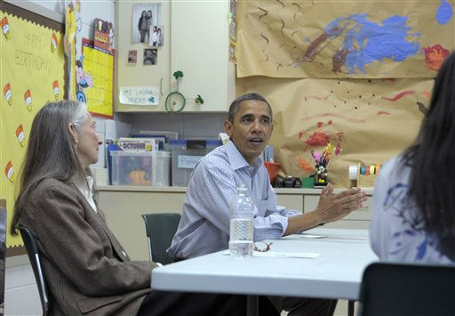 President Barack Obama speaks at the YMCA at...
