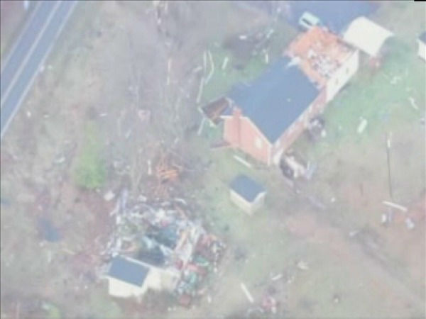 Debris from mobile home park in Icard after...