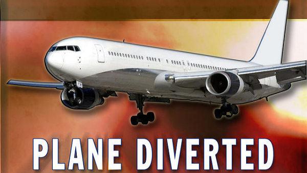 Plane diverted