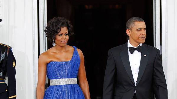 President Barack Obama and first lady Michelle Obama
