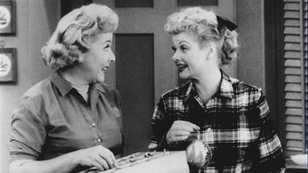 In this undated TV image originally released by CBS, Vivian Vance, left, and Lucille Ball are shown in a scene from the comedy series, I Love Lucy. Ball, who died on April 26, 1989, would have celebrated her 100th birthday on Saturday, Aug. 6, 2011.