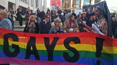 Gays` Anti-Russia Protests Enter New Phase in New York