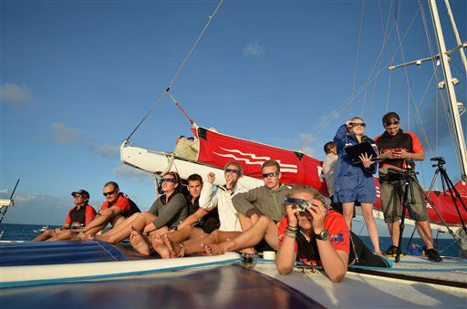 In this photo released by Tourism Queensland,...