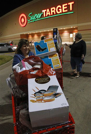 Machelle Maener leaves a Dallas area Target...