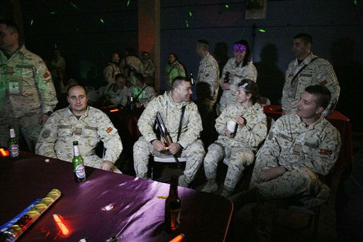 Soldiers with the NATO led International...