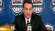 Duke coach Mike Krzyzewski