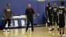 Brooklyn Nets coach Jason Kidd, second from left, works with players during NBA basketball training camp at Duke University in Durham, N.C., Tuesday, Oct. 1, 2013.