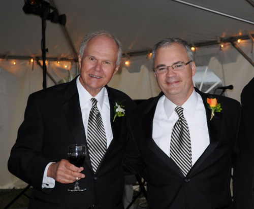 ABC11 Meteorologist Scott Dean with his father