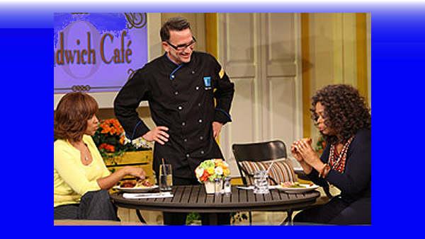 Gayle rated sandwiches coast to coast while Oprah tested sandwiches in a cook-off.