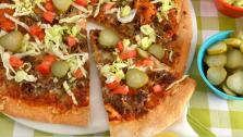 Cheeseburger Pizza Cheeseburger Pizza