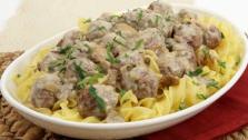 Meatball Stroganoff